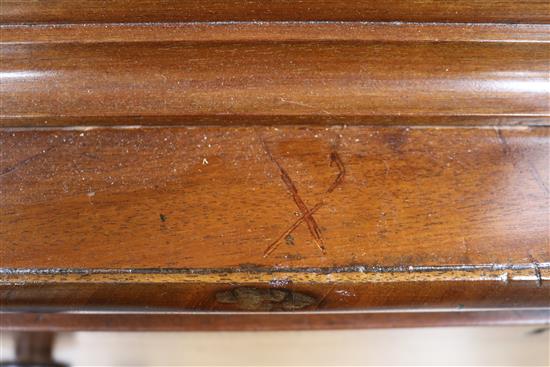 A 19th century mahogany secretaire bookcase W.106cm